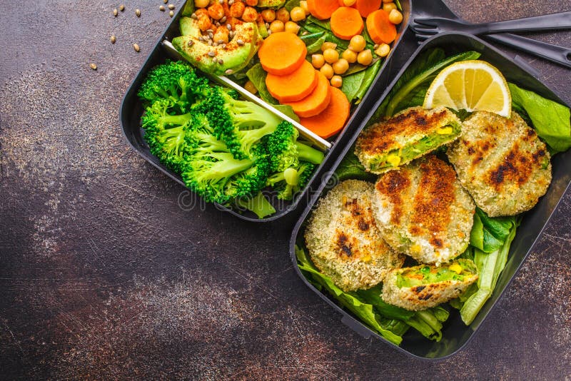 Healthy meal prep containers